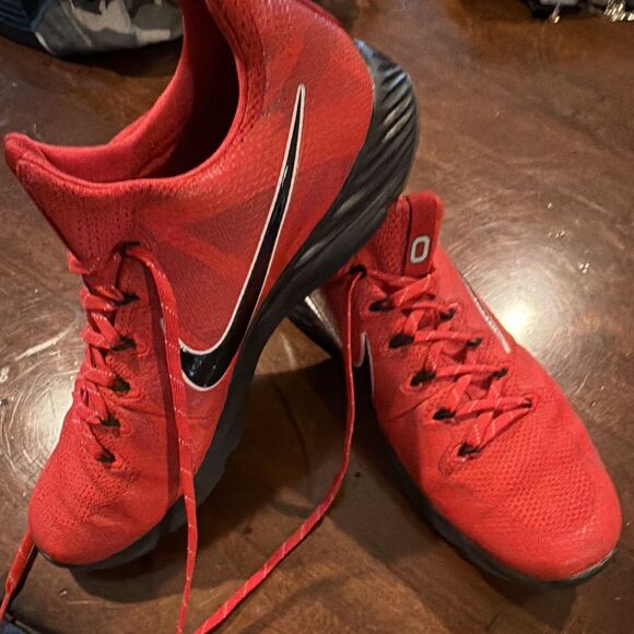 Nike Zoom Rival Ohio State Red/Black Men\'s Mesh Sneaker Lace Up Rubber Cleats main image 4